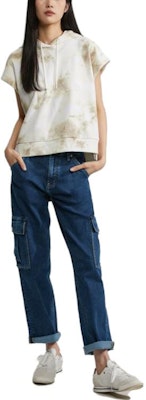 (Women) CALVIN KLEIN Mid-Rise Multi-Pocket Jeans Women Dark Blue Denim. J221537-1BJ Lookbook (Women) CALVIN KLEIN Mid-Rise Multi-Pocket Jeans Women Dark Blue Denim. J221537-1BJ