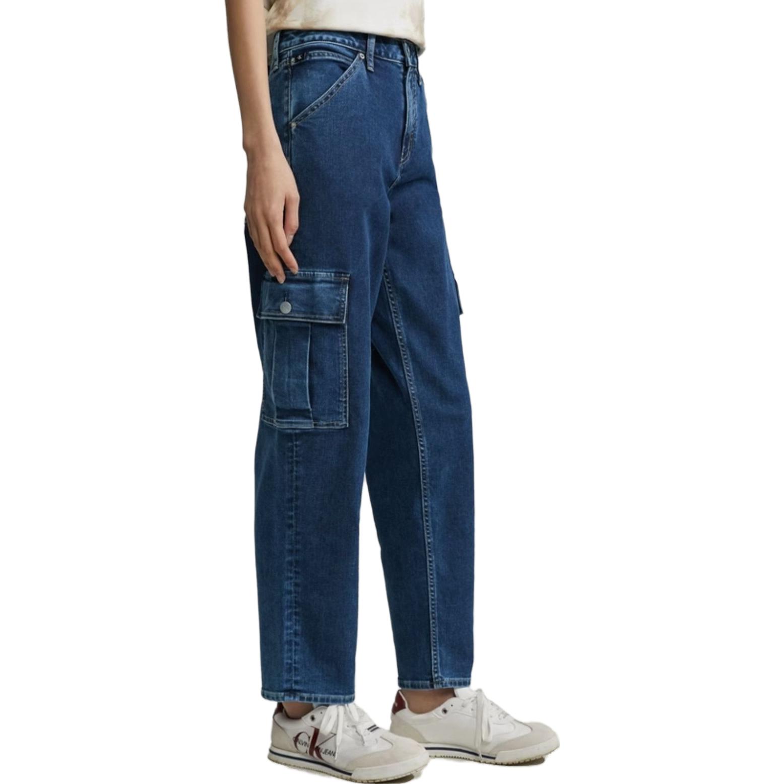 Purchase (W) 卡文克萊 女裝中腰多口袋牛仔褲 深藍丹寧。 J221537-1BJ