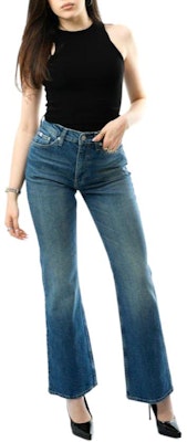 (Women) Calvin Klein Mid-Rise Washed Zipper Fly Casual Jeans Women Blue J20J222454-1A4 Purchase (Women) Calvin Klein Mid-Rise Washed Zipper Fly Casual Jeans Women Blue J20J222454-1A4