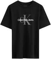 (Women) Calvin Klein Minimalist Black Cotton Relaxed Fit T-Shirt Casual Tee 40WL260 (Women) Calvin Klein Minimalist Black Cotton Relaxed Fit T-Shirt Casual Tee 40WL260