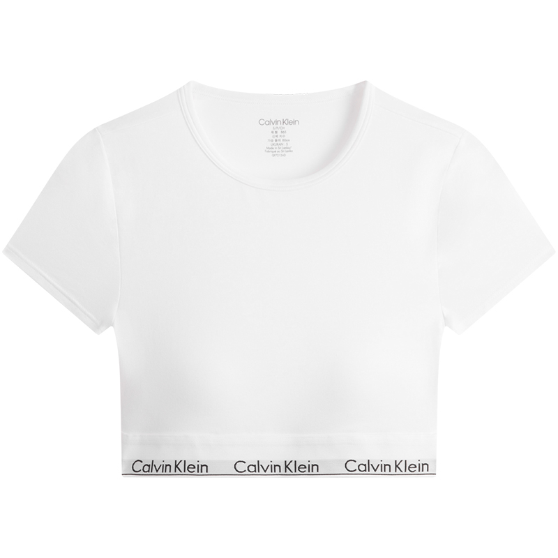(Women) Calvin Klein Modern Bralette - Wireless, Light Support, Moon White. QF7213AD-100