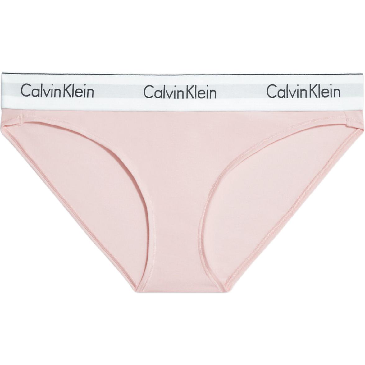 (Women) Calvin Klein Modern Cotton Bikini Briefs - Pink Underwear 1 Pack 0000F3787E-2NT
