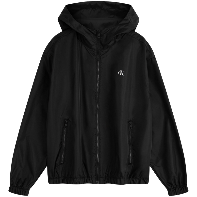 (Women) Calvin Klein Outdoor Casual Loose Letter Print Lightweight Hooded Jacket J223497