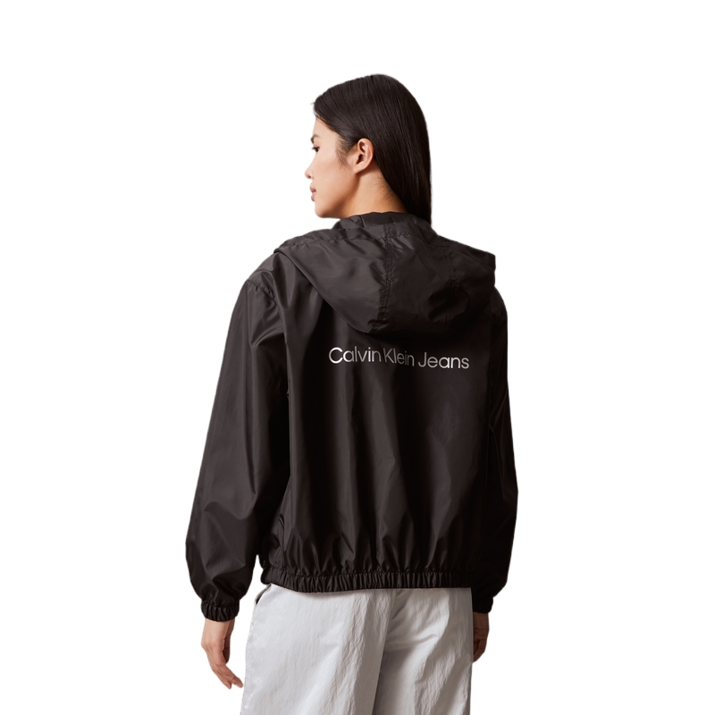 Purchase (W) Calvin Klein 户外休闲宽松字母印花轻薄连帽夹克 J223497