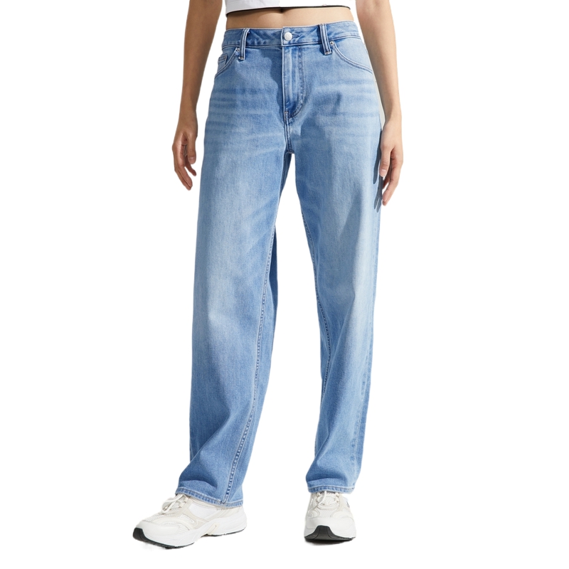 (Women) CALVIN KLEIN Re-Issue 90s Classic Vintage Straight Jeans Women Light Blue Denim J223368 圖 7