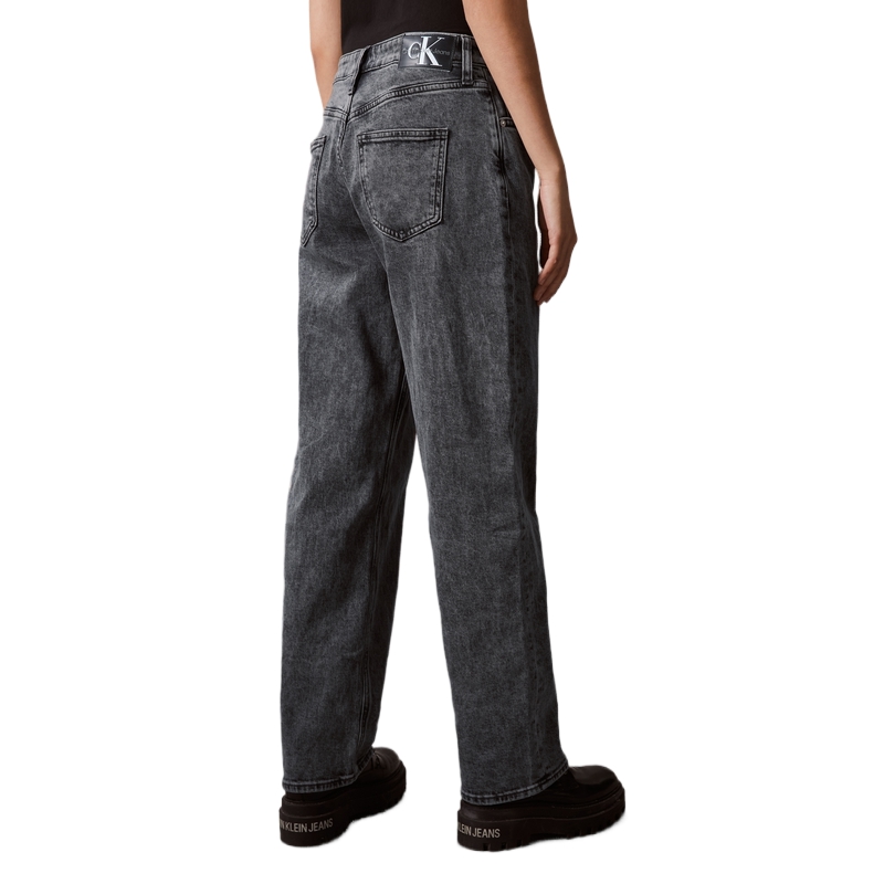 (Women) CALVIN KLEIN Re-Issue 90s Retro Straight Jeans Women Denim Grey. J223386 圖 5
