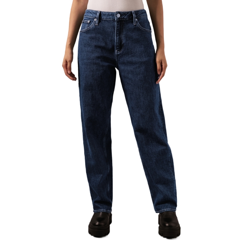 (Women) Calvin Klein Reissue 90s Retro Dark Straight Jeans Deep Blue Women. J223953 圖 5