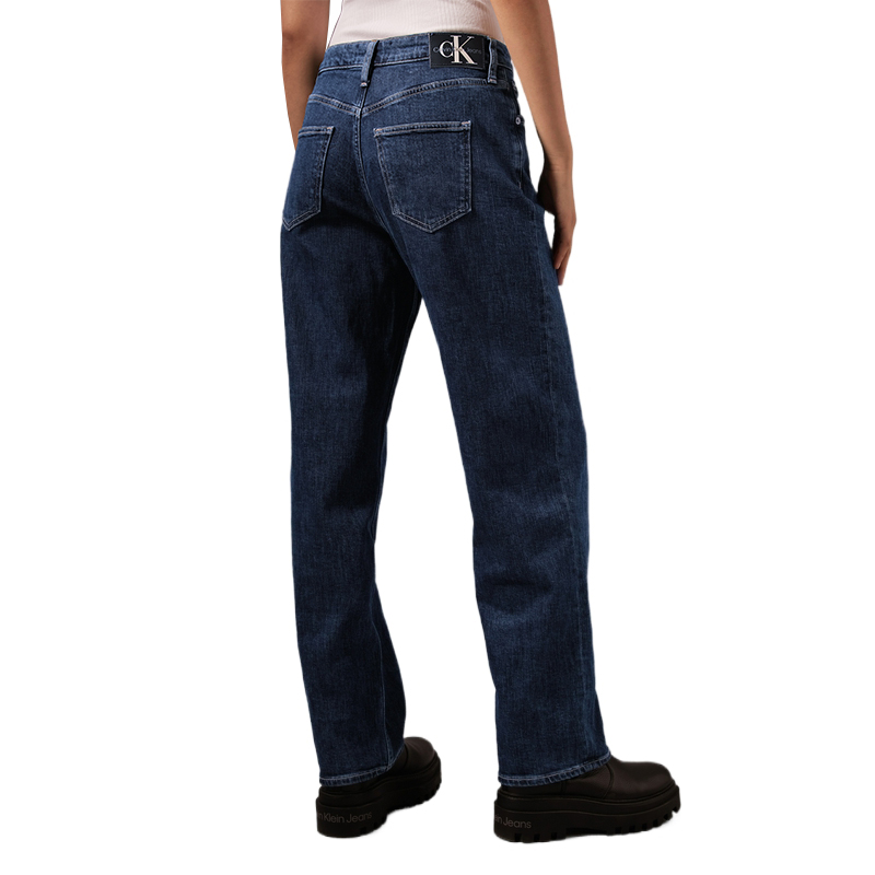(Women) Calvin Klein Reissue 90s Retro Dark Straight Jeans Deep Blue Women. J223953 圖 6