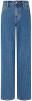 (Women) CALVIN KLEIN Reissue 90s Vintage Straight Stretch Jeans Women Blue J222269 (Women) CALVIN KLEIN Reissue 90s Vintage Straight Stretch Jeans Women Blue J222269