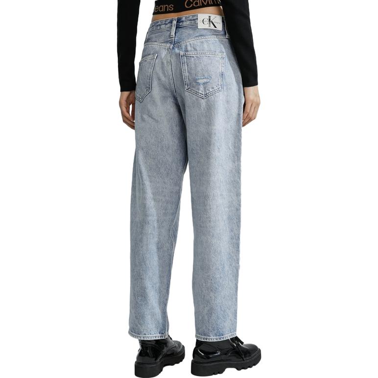 Shop (W) Calvin Klein 復刻90年代復古水洗直筒牛仔褲 女款 淺藍色 J222273-1AA