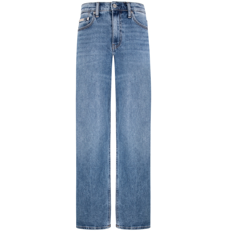 (Women) CALVIN KLEIN Reissue '90s Retro Straight Jeans Women Light Blue J224665 圖 2