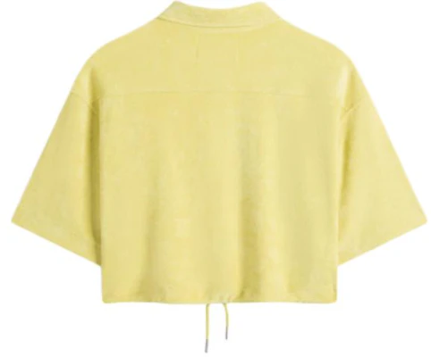 (W) Calvin Klein简约刺绣抽绳Polo卫衣茉莉黄 J221338-KCQ Lookbook (W) Calvin Klein简约刺绣抽绳Polo卫衣茉莉黄 J221338-KCQ