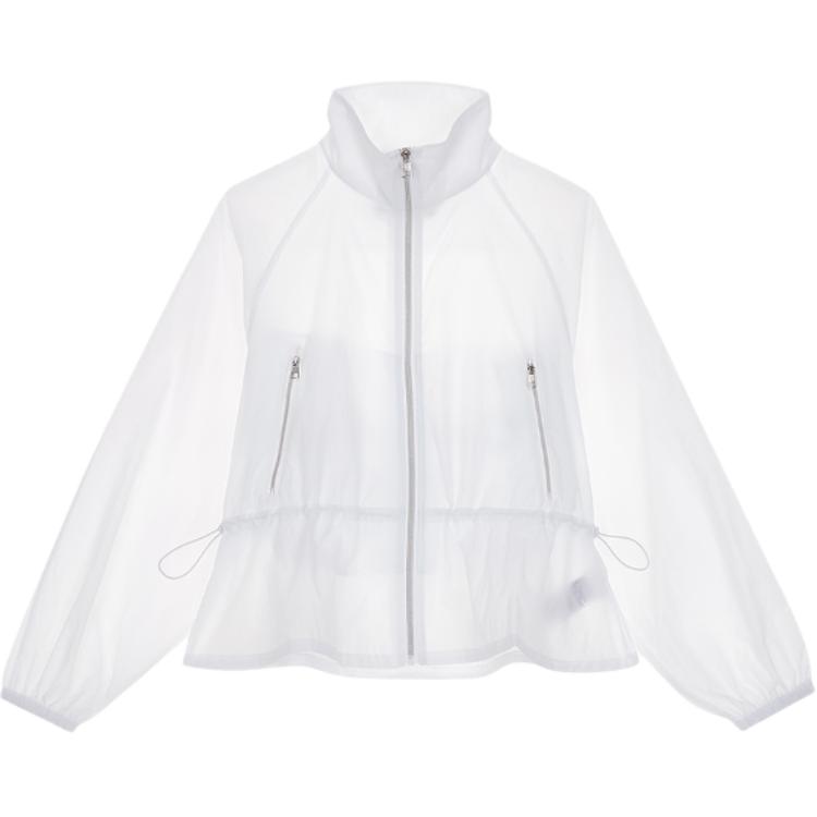 Order (W) Calvin Klein 纯白色拉链立领夹克 J218658-YAF