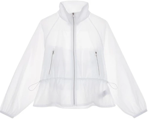 (W) Calvin Klein 纯白色拉链立领夹克 J218658-YAF Order (W) Calvin Klein 纯白色拉链立领夹克 J218658-YAF