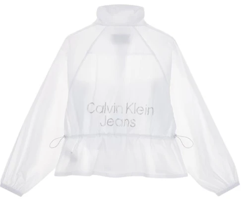 (W) Calvin Klein 纯白色拉链立领夹克 J218658-YAF Lookbook (W) Calvin Klein 纯白色拉链立领夹克 J218658-YAF