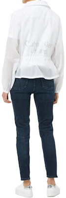 (W) Calvin Klein 纯白色拉链立领夹克 J218658-YAF Purchase (W) Calvin Klein 纯白色拉链立领夹克 J218658-YAF