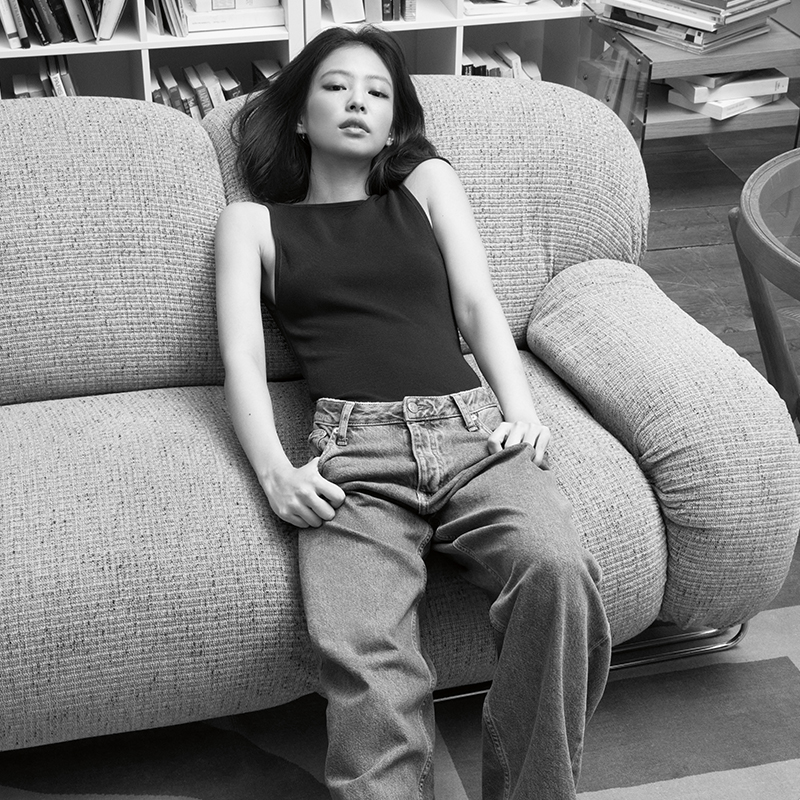 (Women) CALVIN KLEIN SS23 Retro 90s Straight-Leg Vintage Blue Jeans  Denim Blue J223725 圖 3