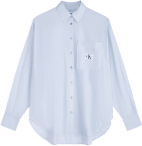 (W) CALVIN KLEIN SS24 Camisa Manga Larga Corte Suelto con Parche Estilo Vaquero. J222610 Details for (W) CALVIN KLEIN SS24 Camisa Manga Larga Corte Suelto con Parche Estilo Vaquero. J222610