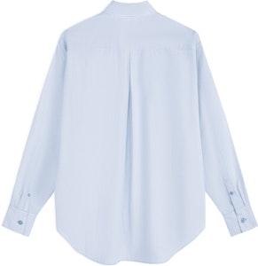 (W) CALVIN KLEIN SS24 Camisa Manga Larga Corte Suelto con Parche Estilo Vaquero. J222610 Sizing (W) CALVIN KLEIN SS24 Camisa Manga Larga Corte Suelto con Parche Estilo Vaquero. J222610