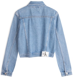 (W) カルバンクライン SS24 ミニマリスト デニム ライトブルー カラージャケット. J223683 Lookbook (W) カルバンクライン SS24 ミニマリスト デニム ライトブルー カラージャケット. J223683