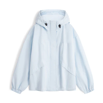 (Women) CALVIN KLEIN SS24 Waterproof Windproof Camping Hiking Hooded Jacket J223844
