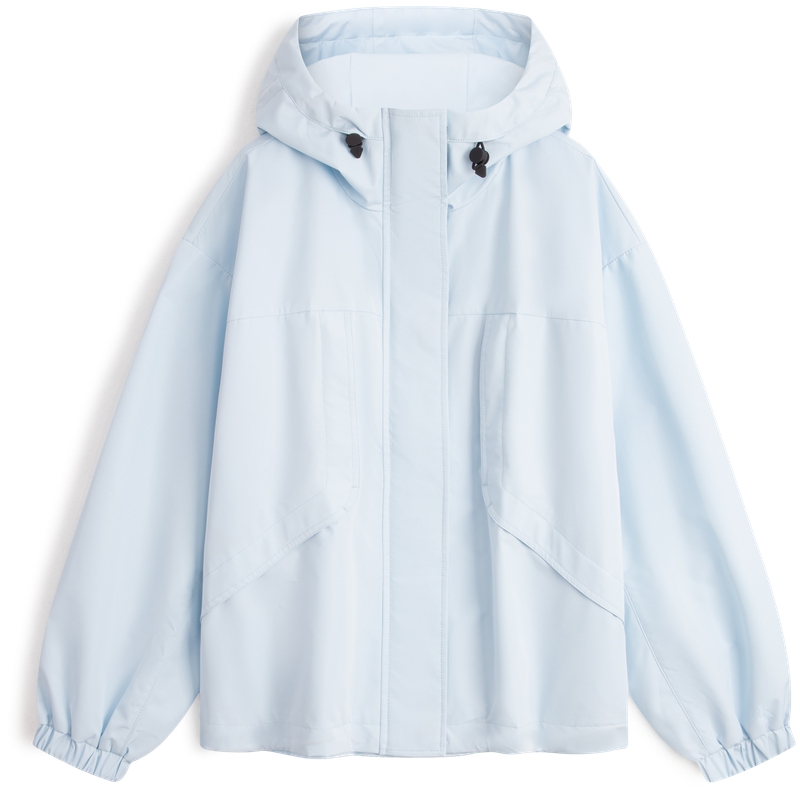 Order (W) CALVIN KLEIN SS24 Jaket Hoodie Tahan Air & Angin Untuk Camping & Hiking J223844