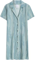 (Women) Calvin Klein Women’s Plaid Blue Colorblock Short Sleeve Sleep Dress QS6991-B95 (Women) Calvin Klein Women’s Plaid Blue Colorblock Short Sleeve Sleep Dress QS6991-B95