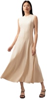 (W) Calvin Klein 女款無袖A字長洋裝 燕麥白 夏季系列 40WK278 Purchase (W) Calvin Klein 女款無袖A字長洋裝 燕麥白 夏季系列 40WK278