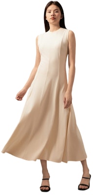 (Women) Calvin Klein Women’s Sleeveless A-Line Maxi Dress Oatmeal White Summer Collection. 40WK278 Purchase (Women) Calvin Klein Women’s Sleeveless A-Line Maxi Dress Oatmeal White Summer Collection. 40WK278