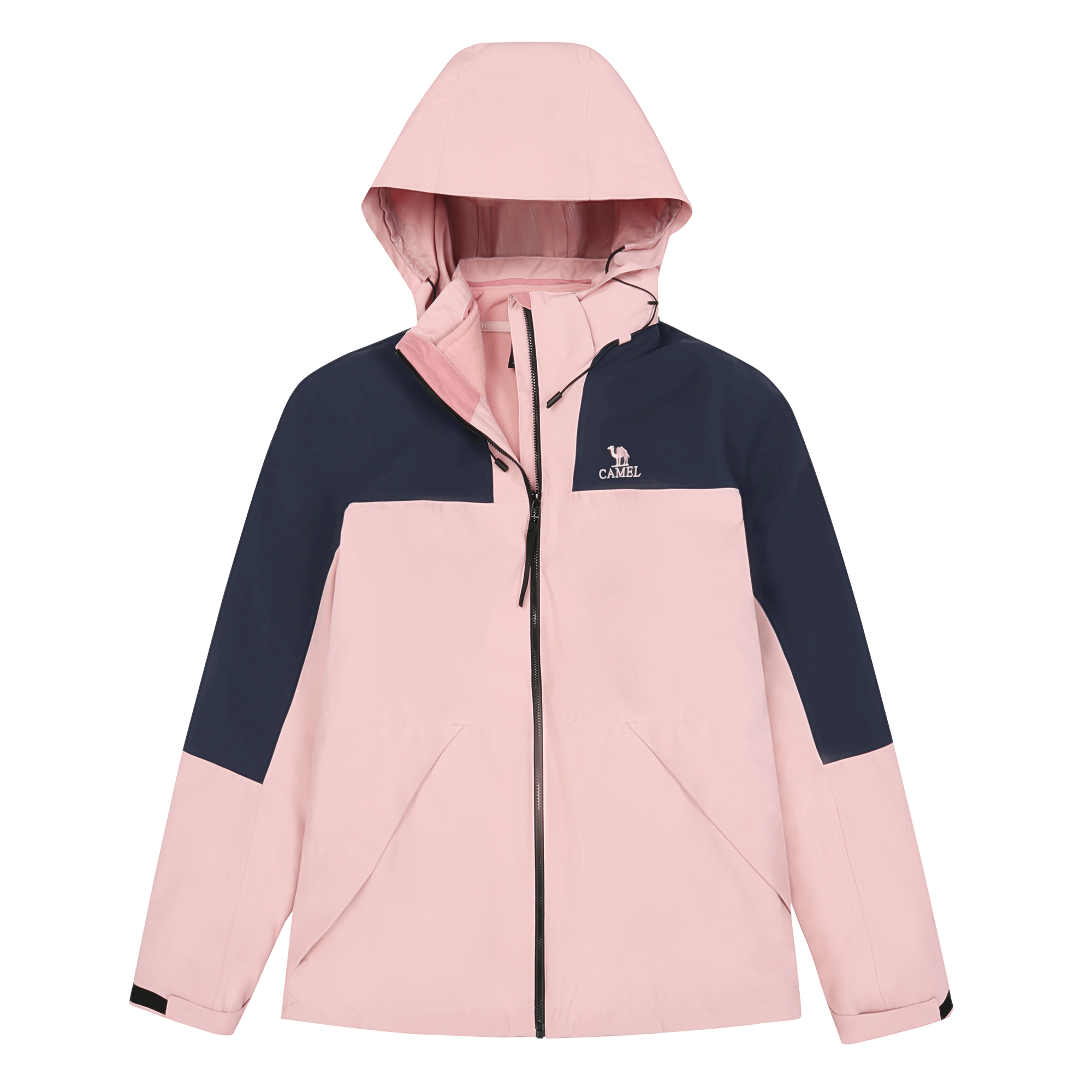 (Women) CAMEL All-Weather 3-in-1 Waterproof Breathable Outdoor Jacket. A1W131118