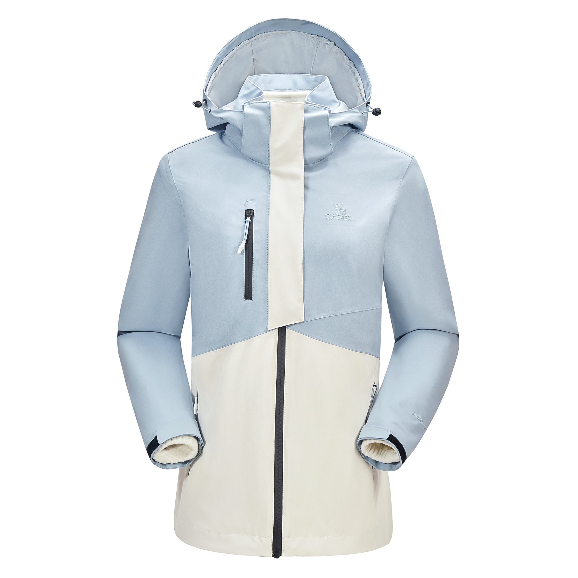 (Women) CAMEL All-Weather Hiking Waterproof Windproof Warm Jacket 7A22263736