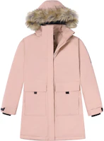 (Women) CAMEL All-Weather Mid-Length Fleece-Lined Hooded Jacket A0W118158 (Women) CAMEL All-Weather Mid-Length Fleece-Lined Hooded Jacket A0W118158