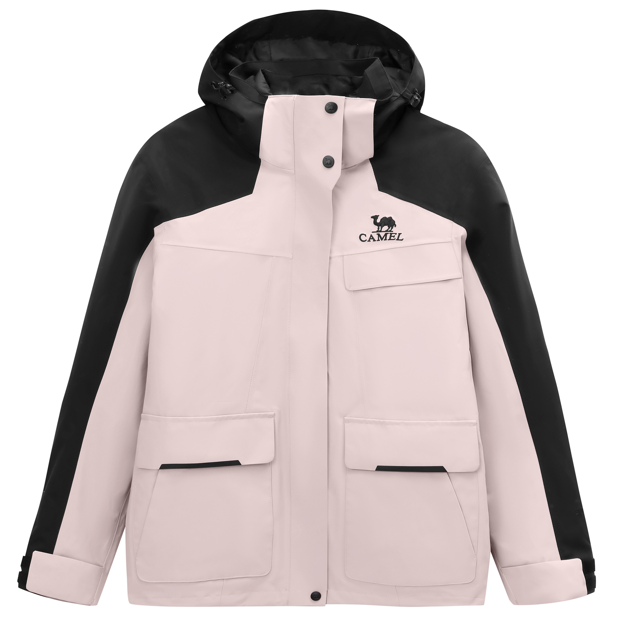 (Women) CAMEL All-Weather Outdoor 3-in-1 Jacket - Waterproof, Windproof, Warm. A23CA31070H