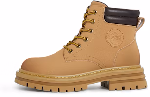 (Women) CAMEL CROWN 'Fleece-Lined Shock-Absorbent Durable Short Outdoor Boot in Earth Yellow' LF22247135R (Women) CAMEL CROWN 'Fleece-Lined Shock-Absorbent Durable Short Outdoor Boot in Earth Yellow' LF22247135R