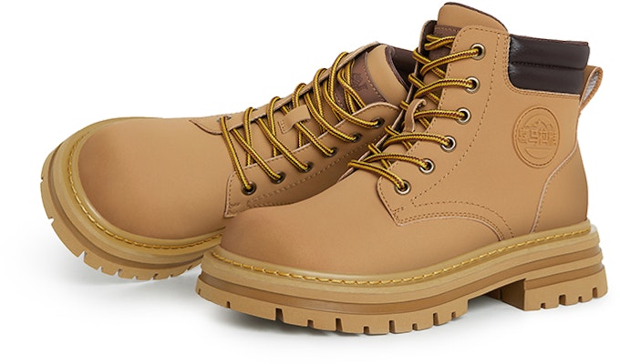 (Women) CAMEL CROWN 'Fleece-Lined Shock-Absorbent Durable Short Outdoor Boot in Earth Yellow' LF22247135R Purchase (Women) CAMEL CROWN 'Fleece-Lined Shock-Absorbent Durable Short Outdoor Boot in Earth Yellow' LF22247135R