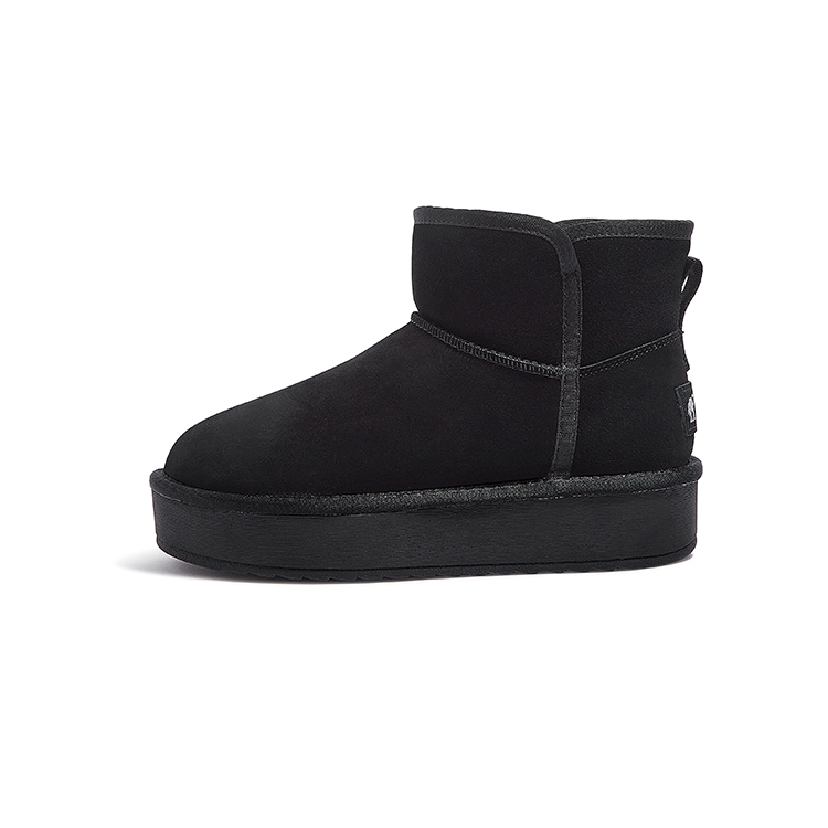 (Women) CAMEL CROWN 'Petite Thick Sole Height-Increasing Fleece-Lined Warm Snow Boots' L23W275056