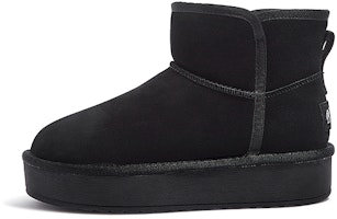 (Women) CAMEL CROWN 'Petite Thick Sole Height-Increasing Fleece-Lined Warm Snow Boots' L23W275056 (Women) CAMEL CROWN 'Petite Thick Sole Height-Increasing Fleece-Lined Warm Snow Boots' L23W275056