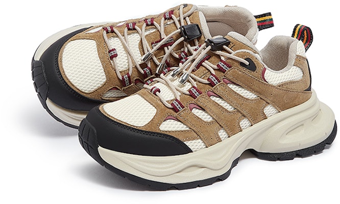 (W) CAMEL CROWN Kasut Lelaki 'Hujung Bulat Bertali Rendah-Tapak Bapa' L23A229114 1