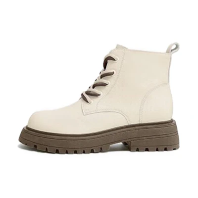 (W) CAMEL CROWN 'Thick Sole British Style CMFTable Versatile Short Barrel Martin Boots'