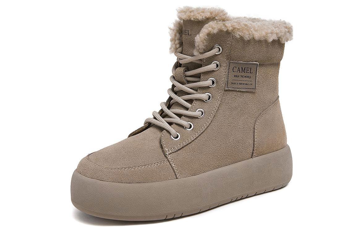 Buy 駱駝 (CAMEL) 保暖加厚短筒雪地靴 女款