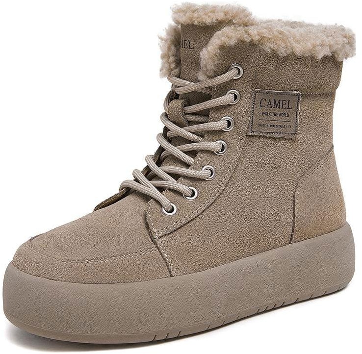women-camel-crown-thick-warm-short-snow-boots-lf-22246878