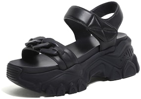 (W) 캐멀크라운 웨지 플랫폼 샌들 (Camel Crown Wedge Sandals) LF22220891 Order (W) 캐멀크라운 웨지 플랫폼 샌들 (Camel Crown Wedge Sandals) LF22220891