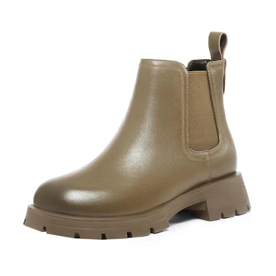 (W) CAMEL CROWN Ankle Boot 'Khaki Green'