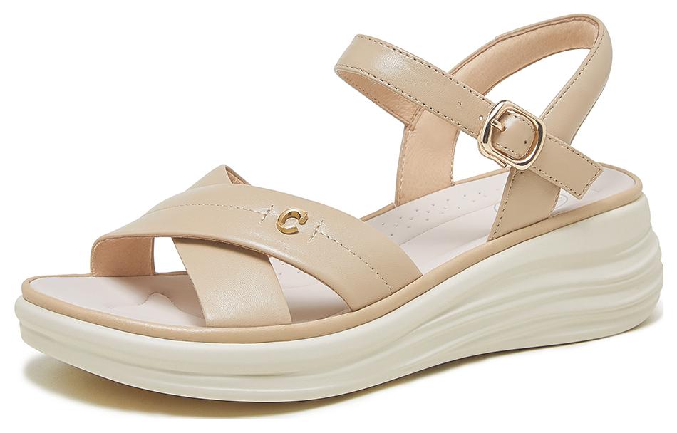 (W) CAMEL CROWN Beach Sandals 'CMFT Shock-Absorbent Thick Sole' 圖 3