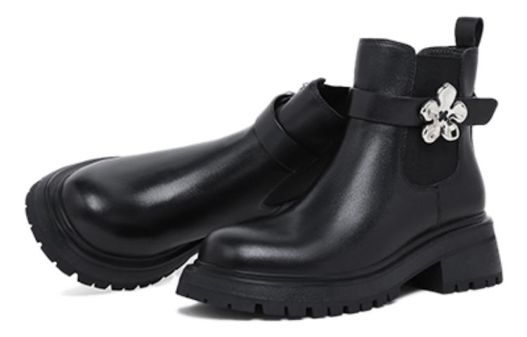 (W) CAMEL CROWN Chelsea Boot 'Black' 圖 2