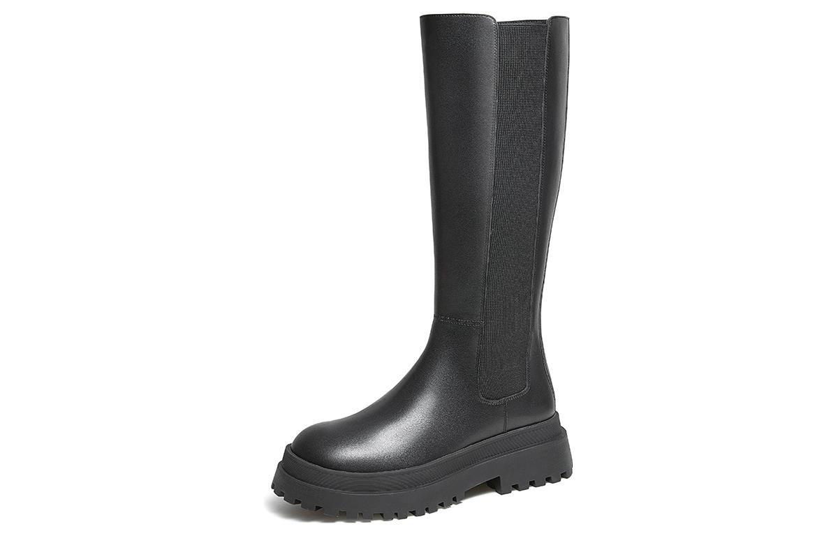 (W) CAMEL CROWN Chelsea Boot High-Top 'Black' 圖 2