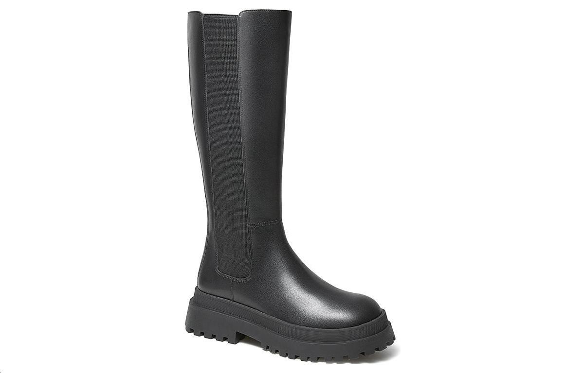 (W) CAMEL CROWN Chelsea Boot High-Top 'Black' 圖 3