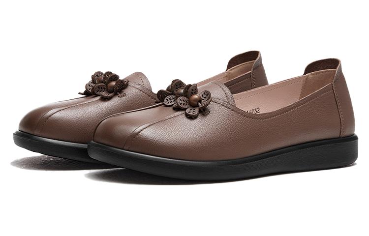 (W) CAMEL CROWN CMFTable Versatile Durable 'Genuine Leather Flat Ladies Casual Shoe' 圖 3