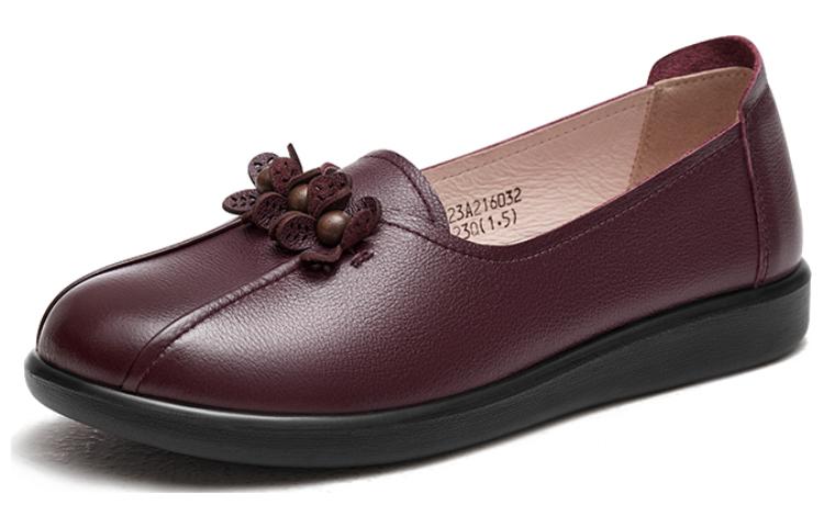 (W) CAMEL CROWN CMFTable Versatile Durable 'Genuine Leather Flat Ladies Casual Shoe' 圖 4