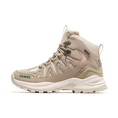(W) CAMEL CROWN High-Top Outdoor 'Apricot/Dark Green'